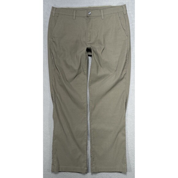 Eddie Bauer Takeoff Pants Mens 36X30 Green Straight Performance Minimal Gorpcore - Picture 1 of 16